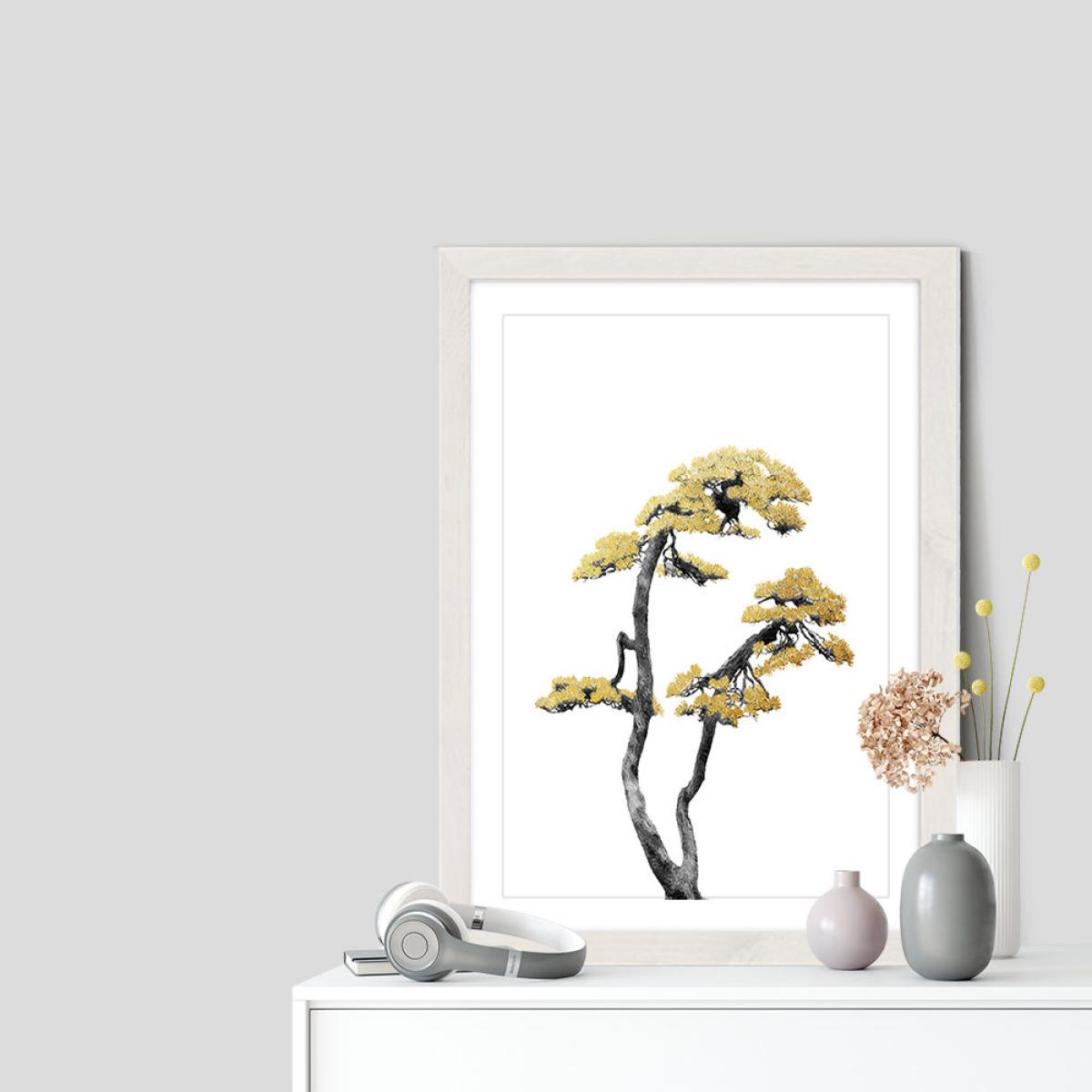 Bonsai Tree 6 Art Print White Frame – image 7