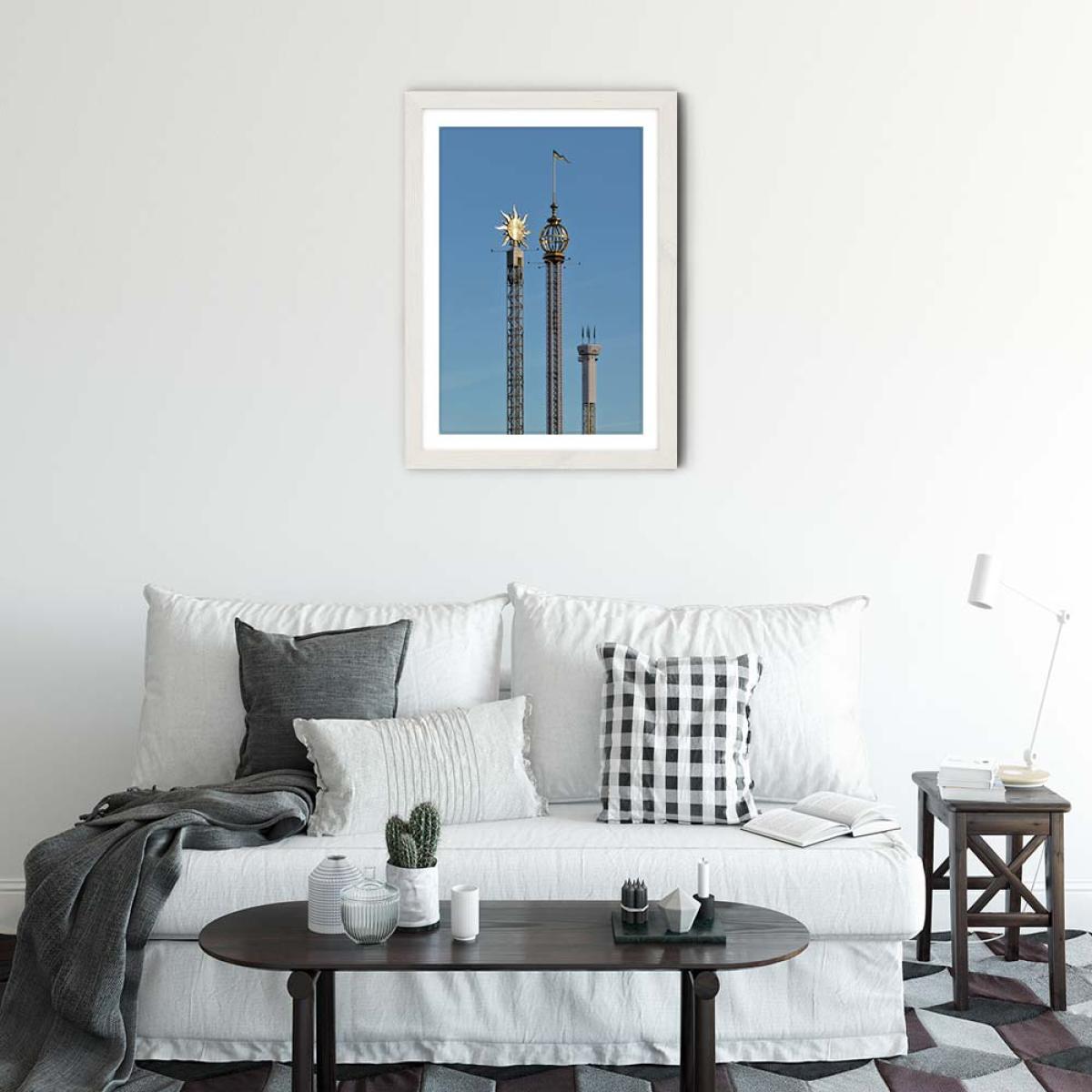 Groena Lund 07 Art Print White Frame – image 2