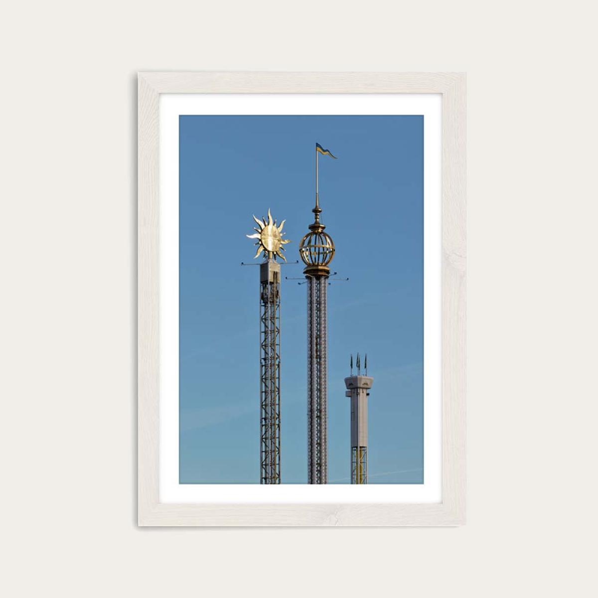 Groena Lund 07 Art Print White Frame – image 1