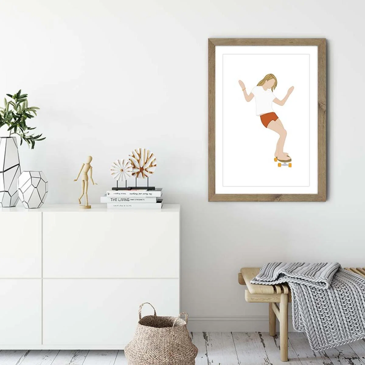 Goodtimes Art Print Oak Frame – image 3