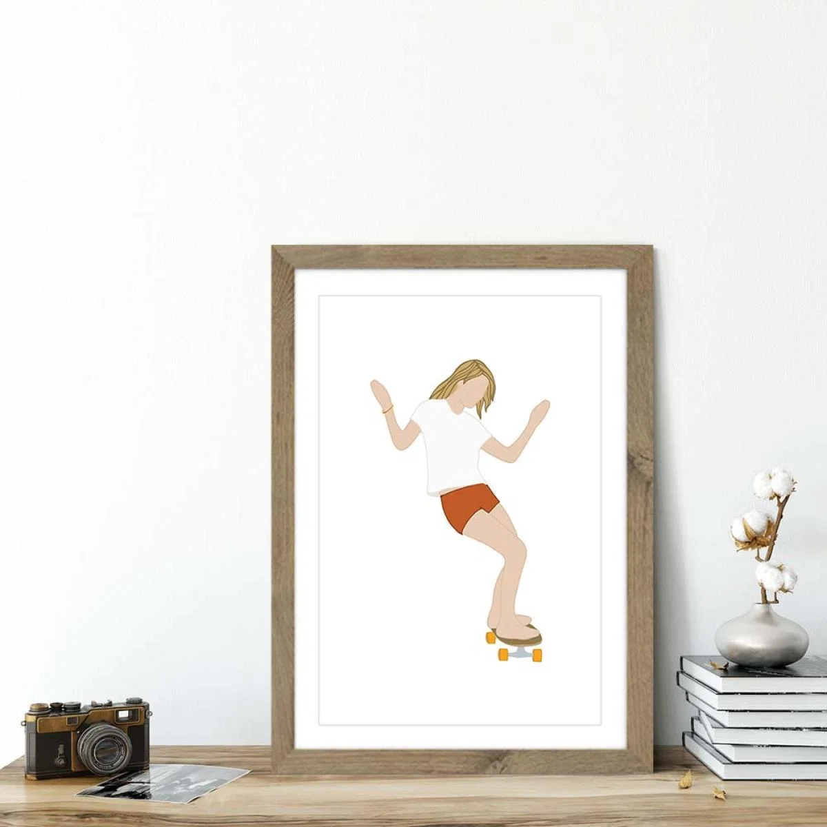 Goodtimes Art Print Oak Frame – image 5