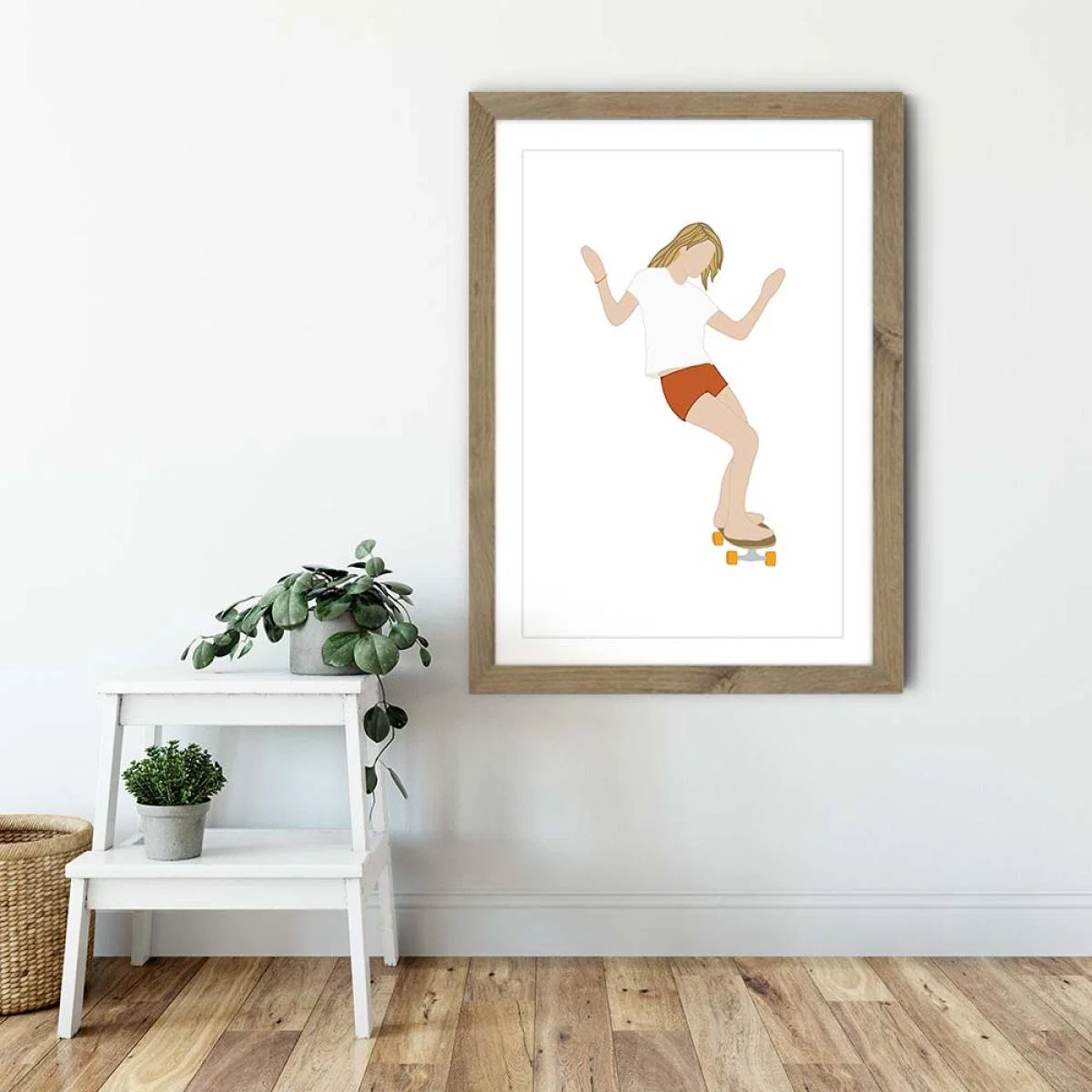 Goodtimes Art Print Oak Frame – image 6