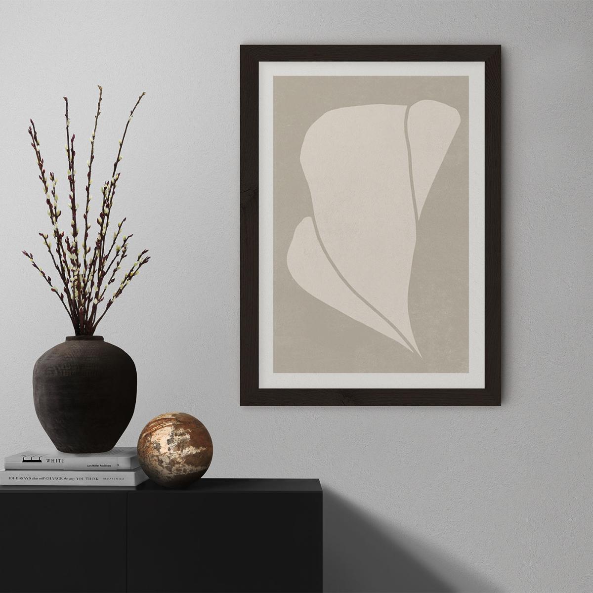 Twined 03 Sand Art Print Black Frame – image 3