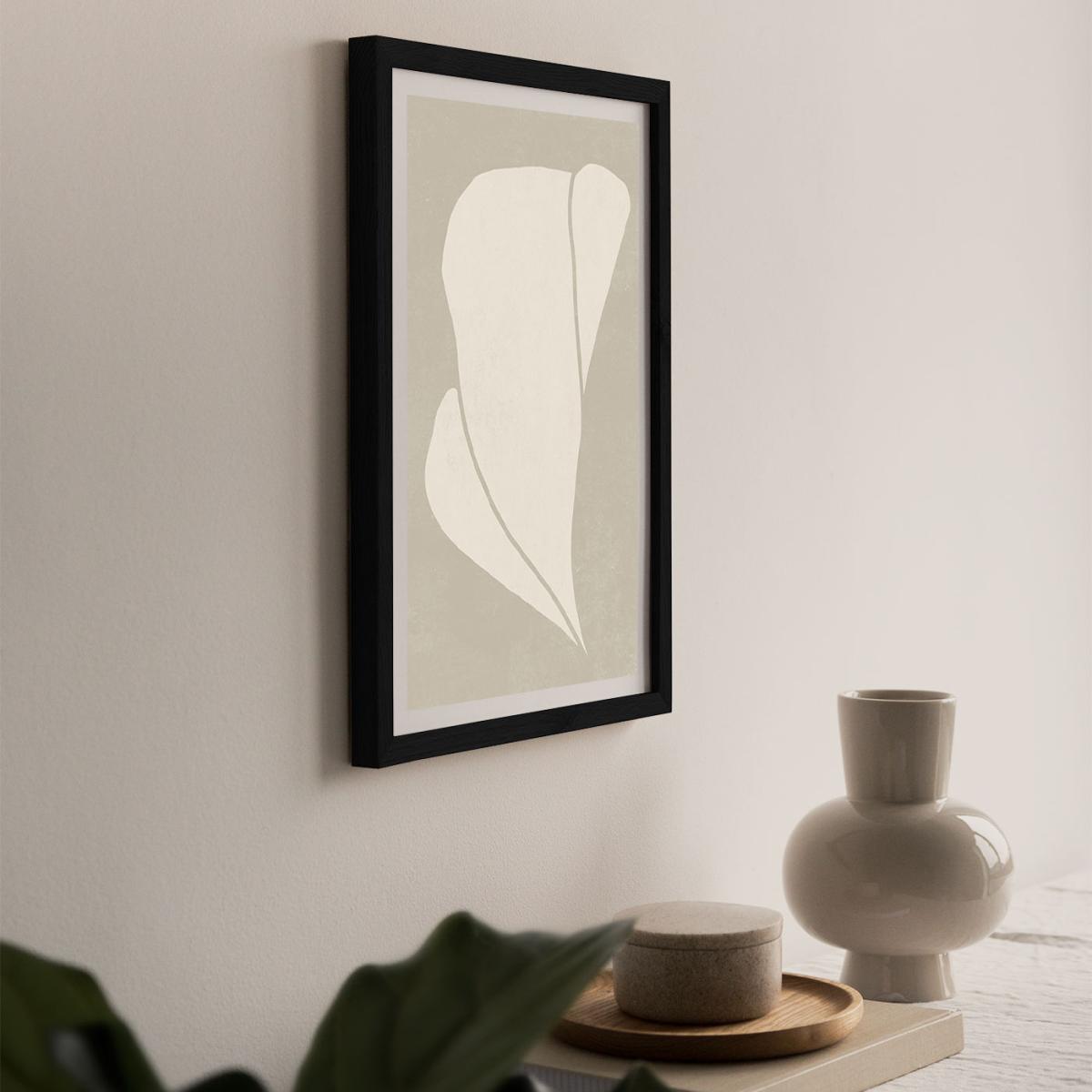 Twined 03 Sand Art Print Black Frame – image 4