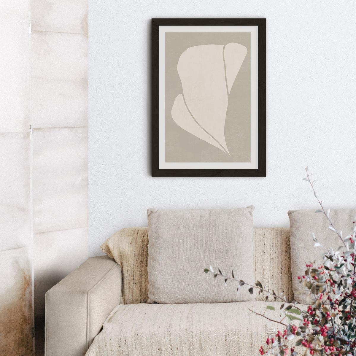 Twined 03 Sand Art Print Black Frame – image 7