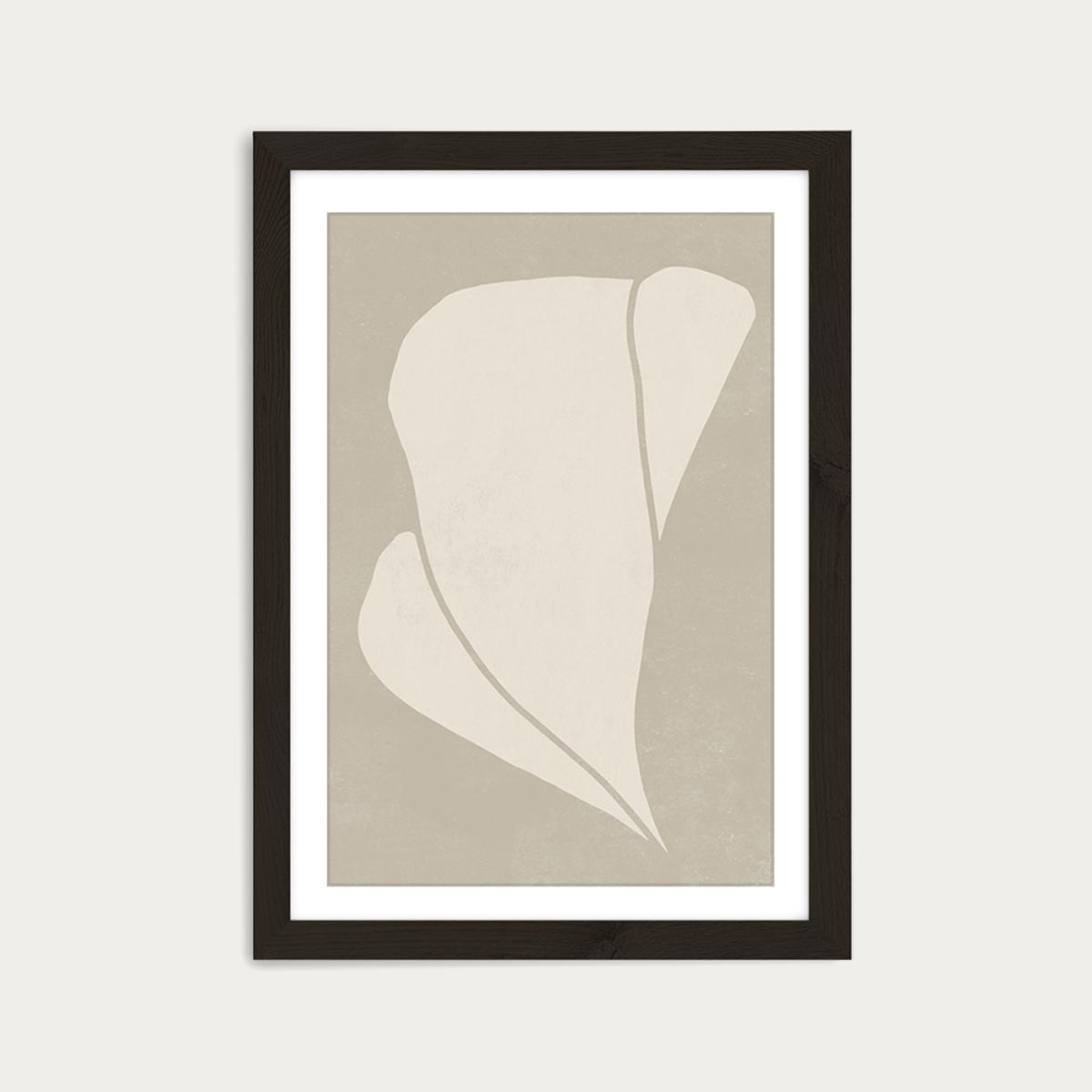 Twined 03 Sand Art Print Black Frame – image 1