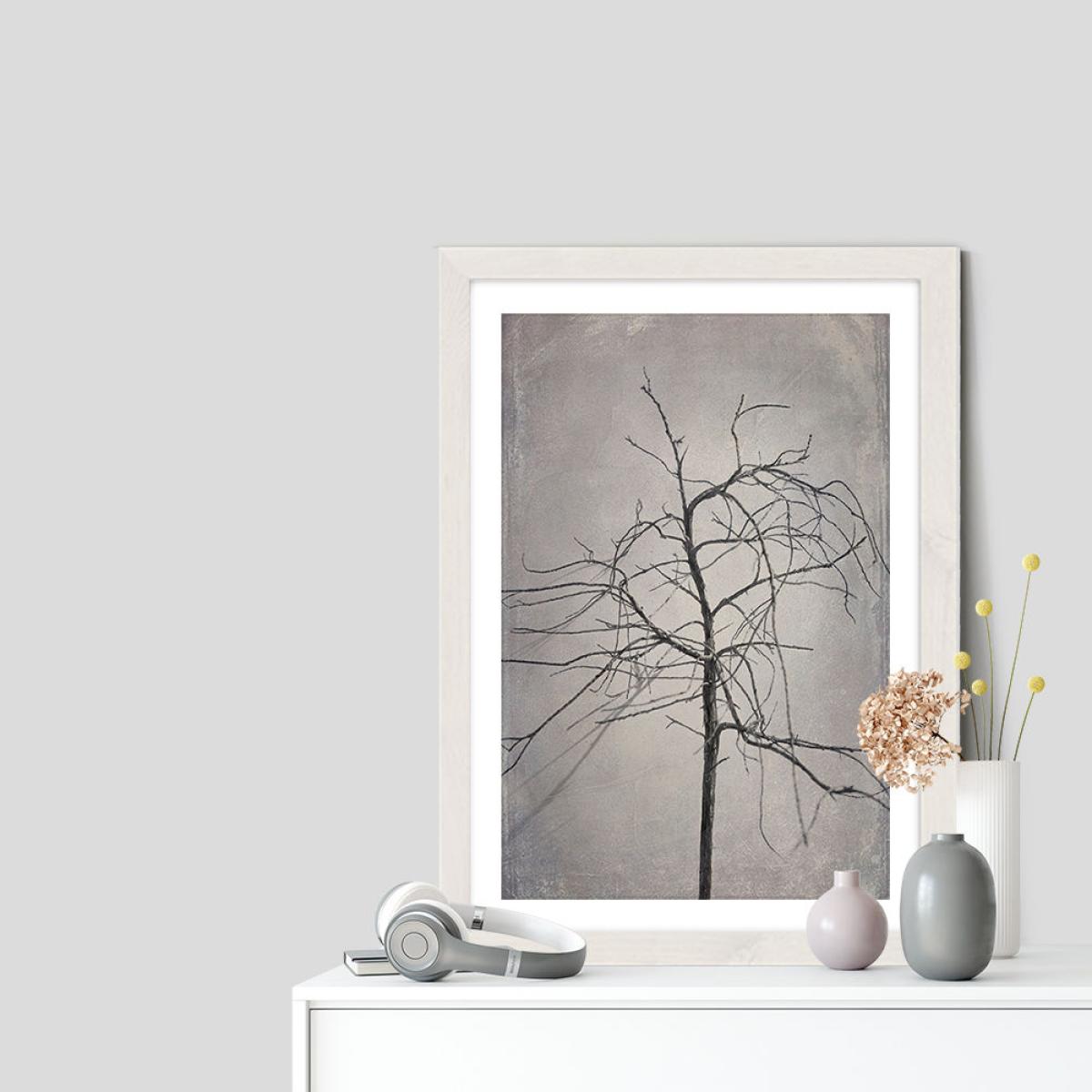 Shadowplay 3 Art Print White Frame – image 7