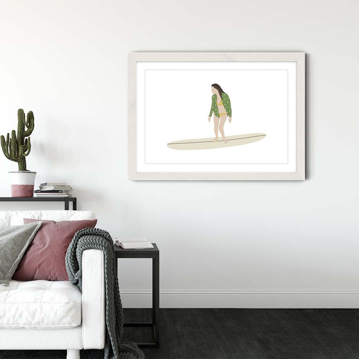 Chilled Art Print White Frame – image 3