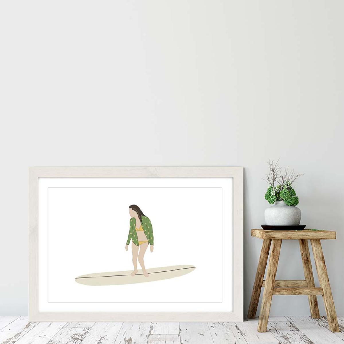 Chilled Art Print White Frame – image 6