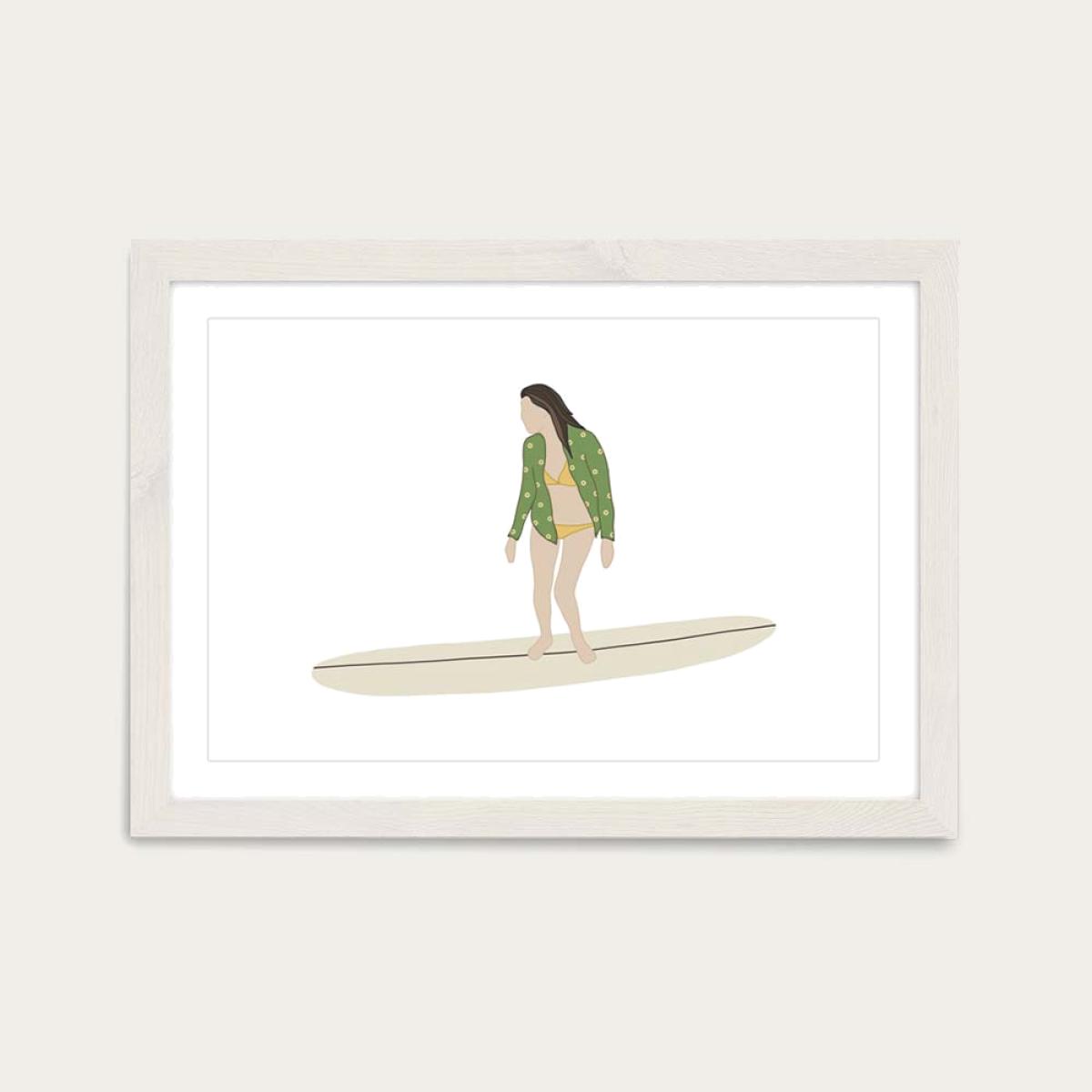 Chilled Art Print White Frame – image 1
