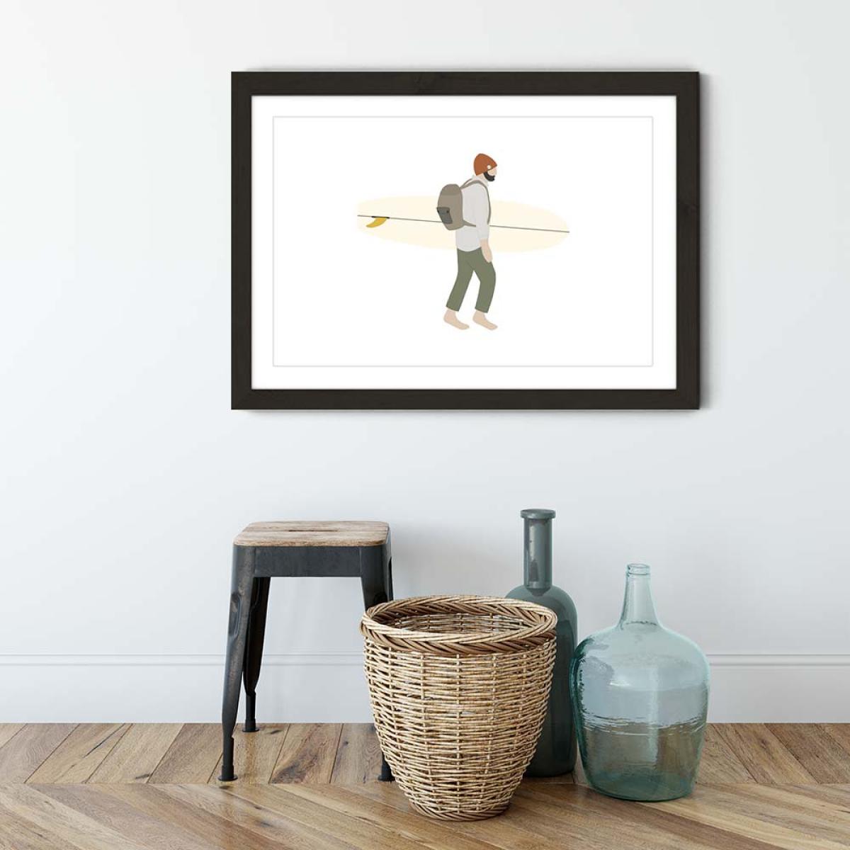 Search Art Print Black Frame – image 3