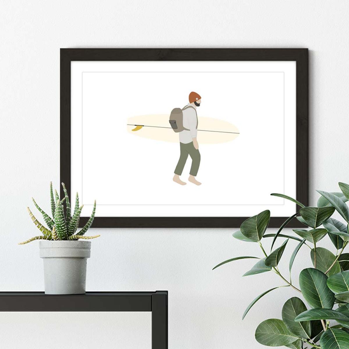 Search Art Print Black Frame – image 5