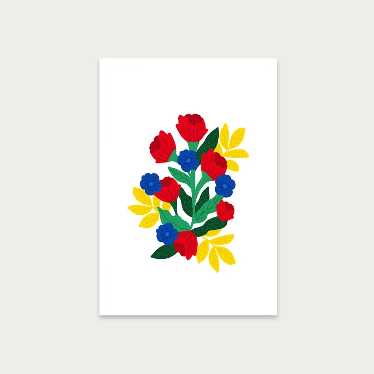 Flowers For You Art Print Unframed