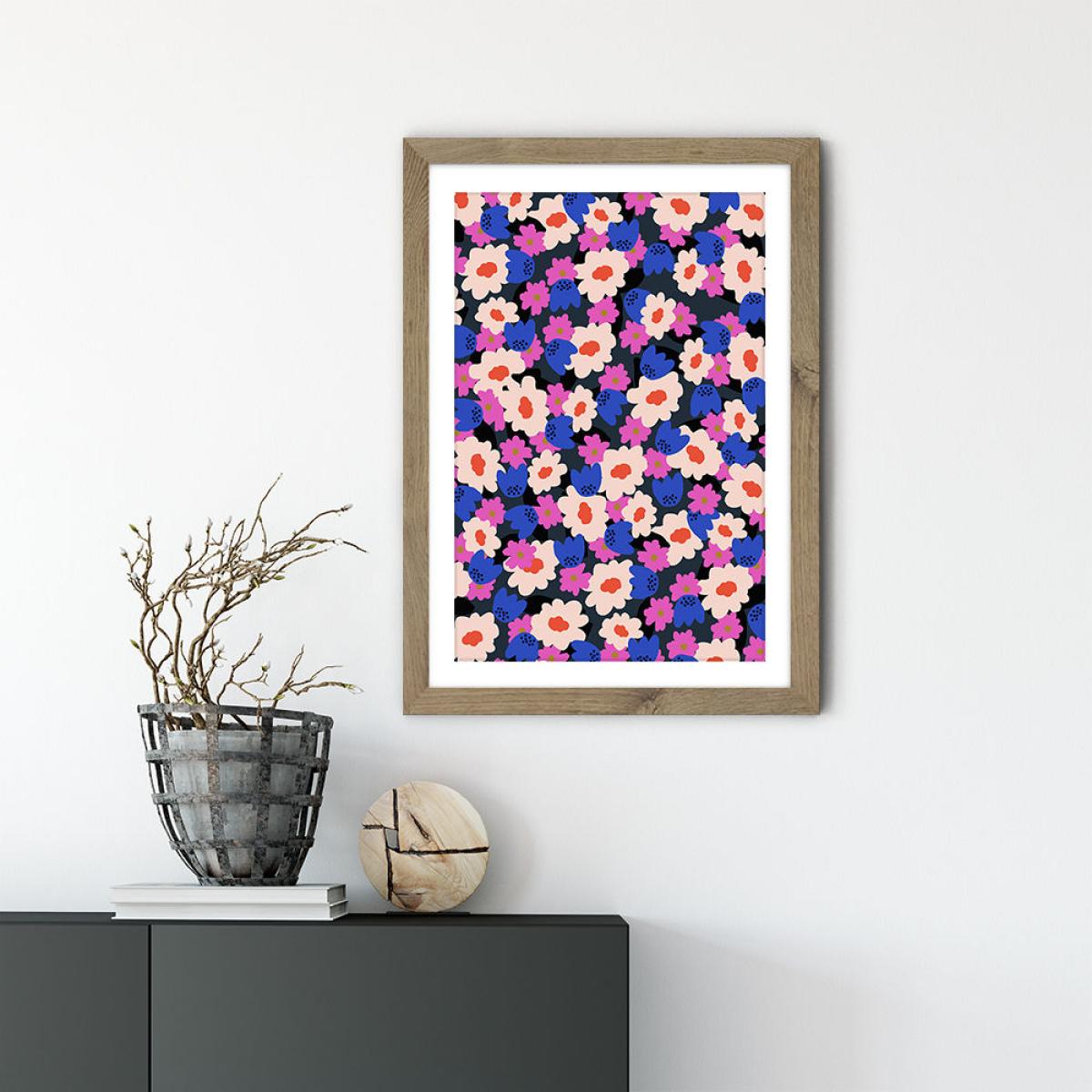 Keep Going You're Getting There Art Print Oak Frame – image 2