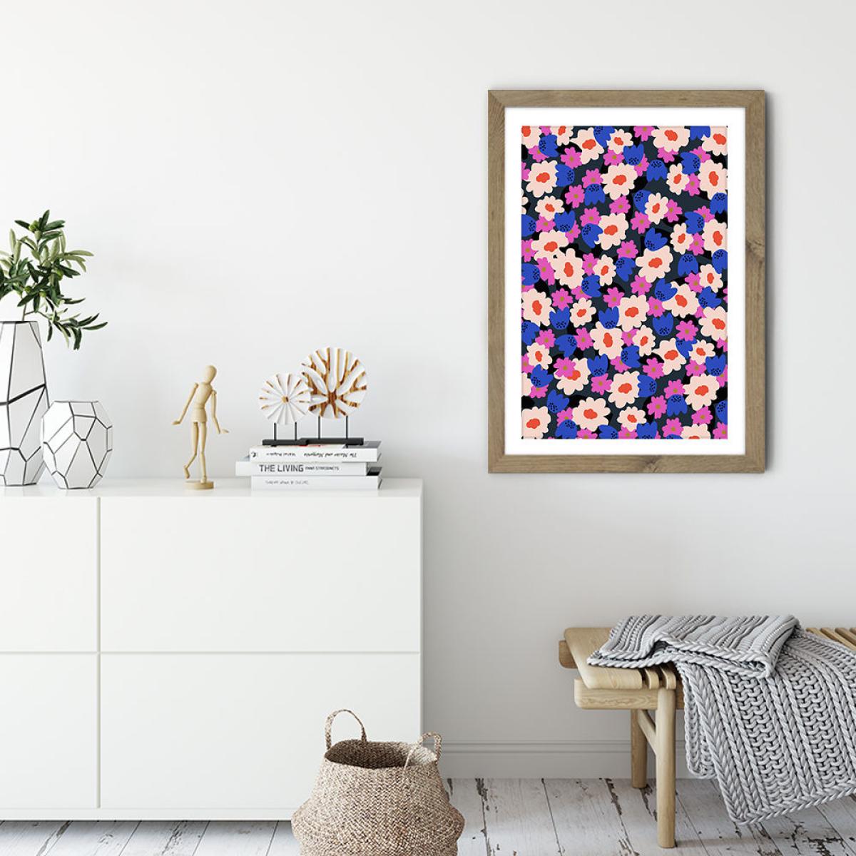 Keep Going You're Getting There Art Print Oak Frame – image 3