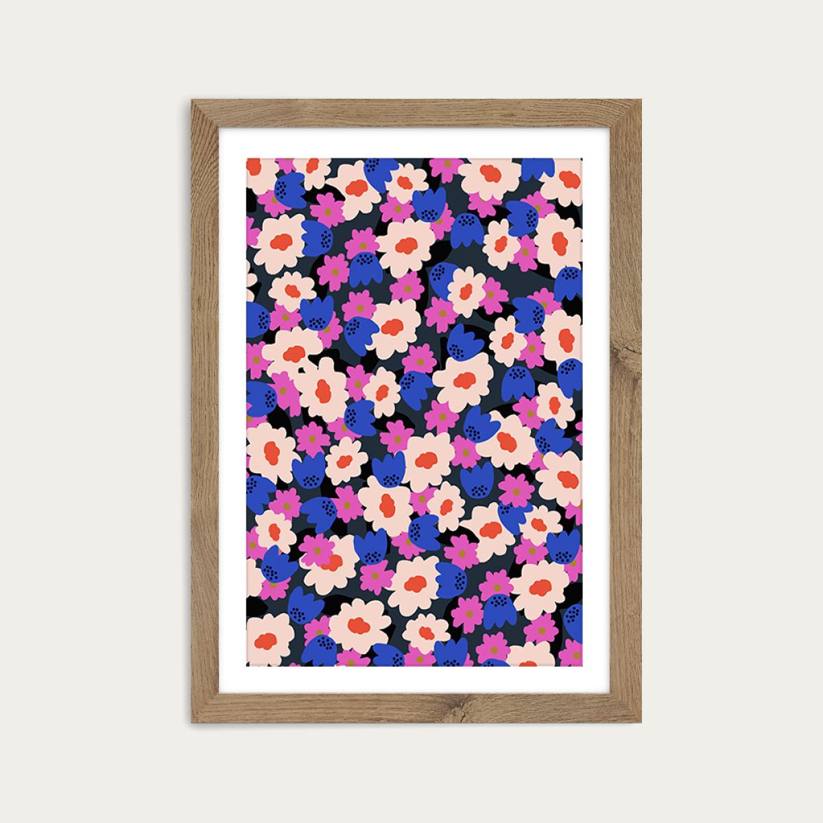 Keep Going You're Getting There Art Print Oak Frame – image 1
