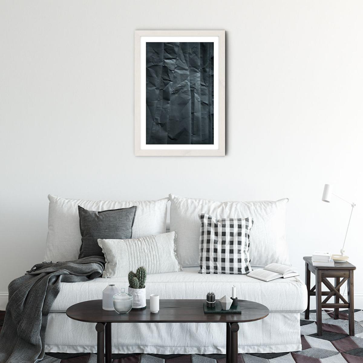 Paper Forest Art Print White Frame – image 2