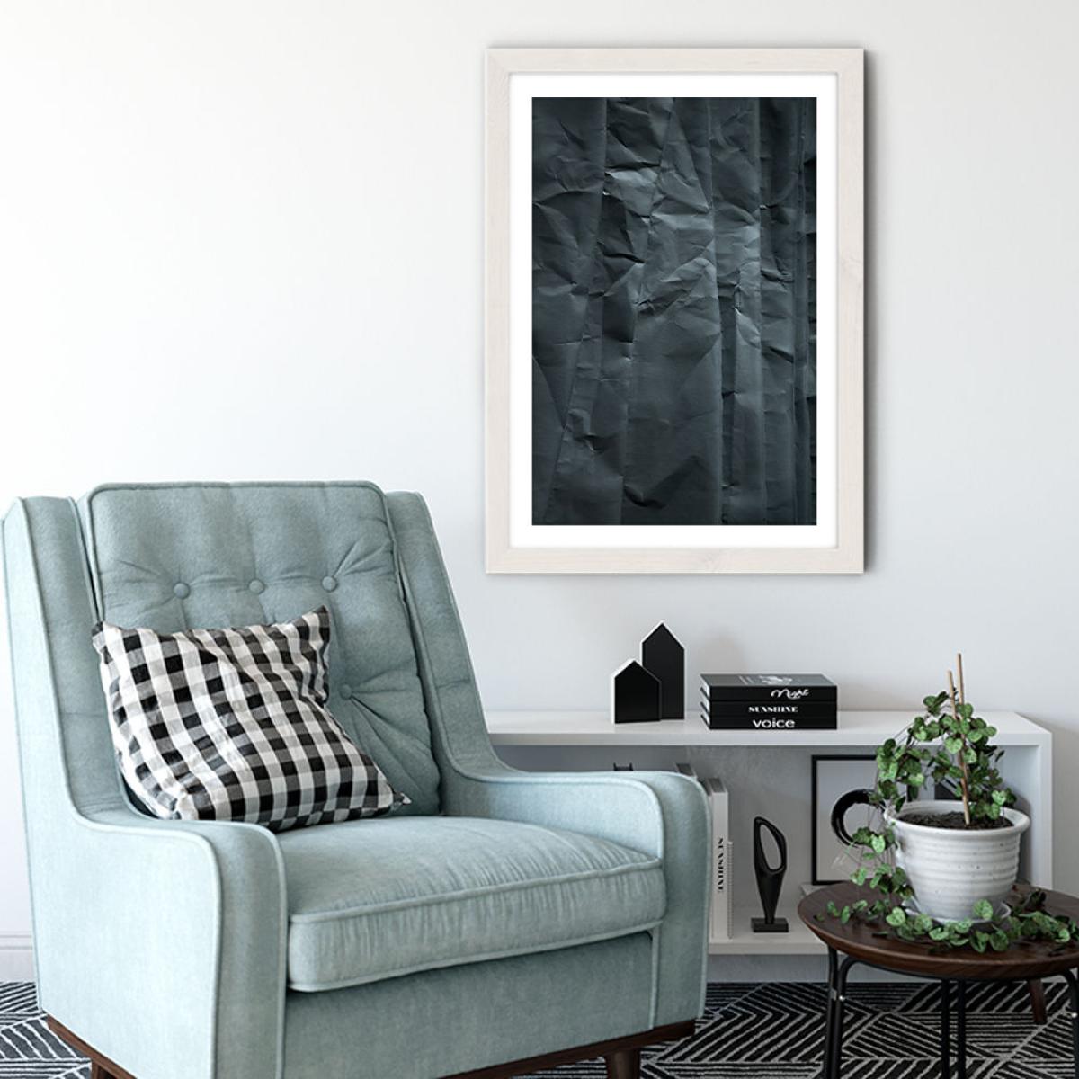 Paper Forest Art Print White Frame – image 5