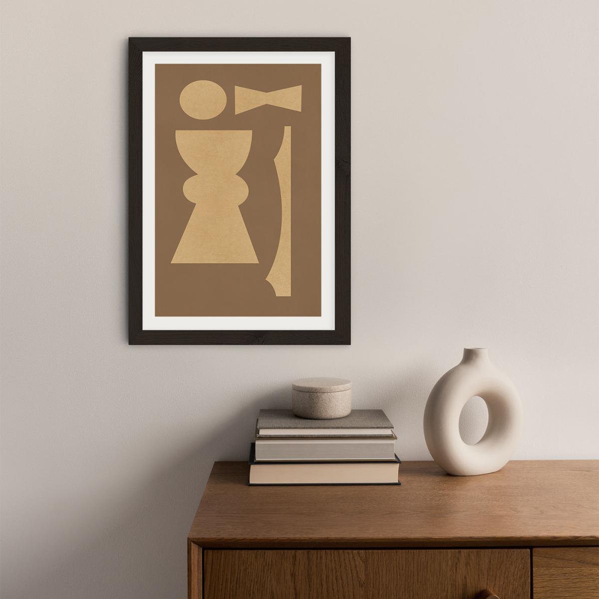 Totem 001 Art Print Black Frame – image 2