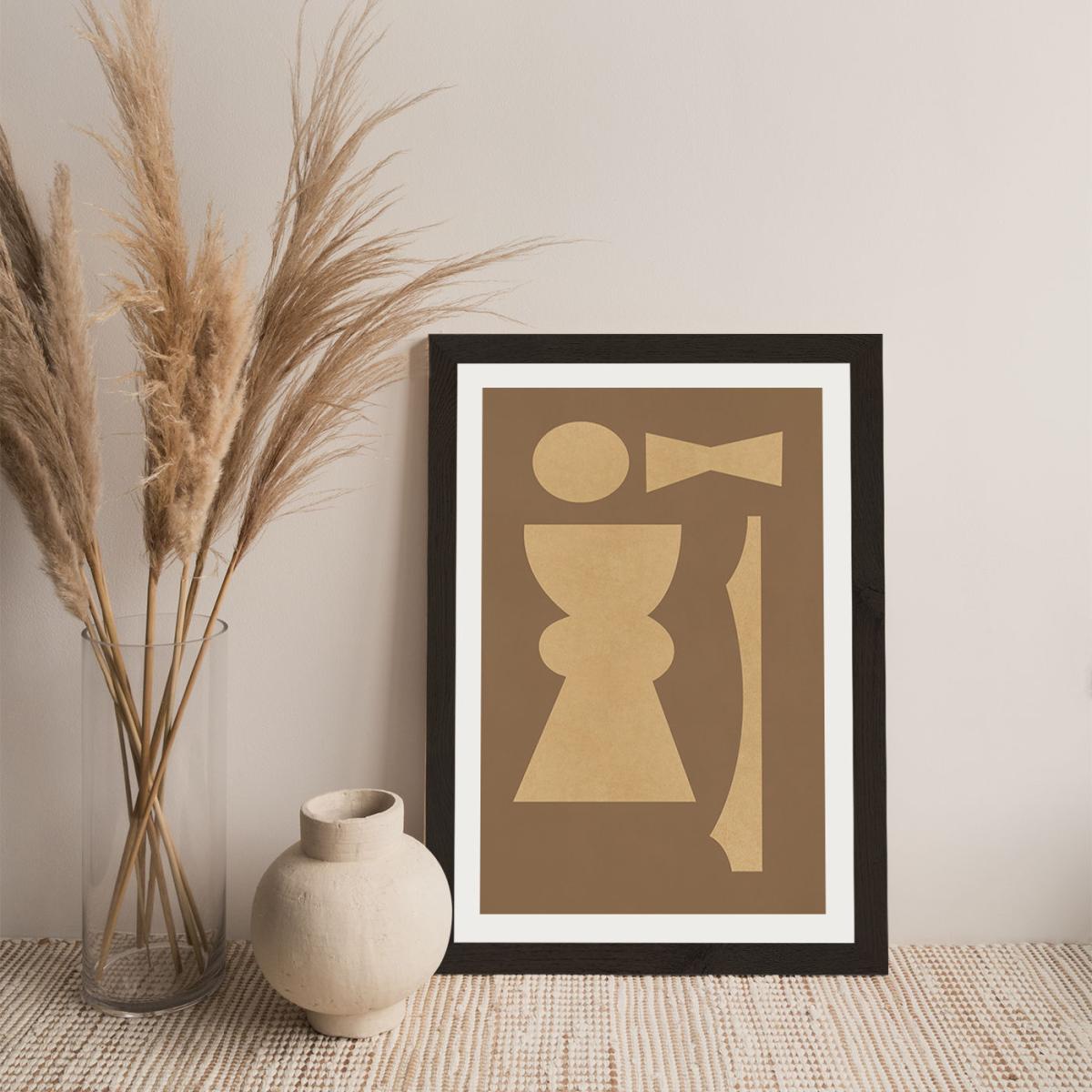 Totem 001 Art Print Black Frame – image 5