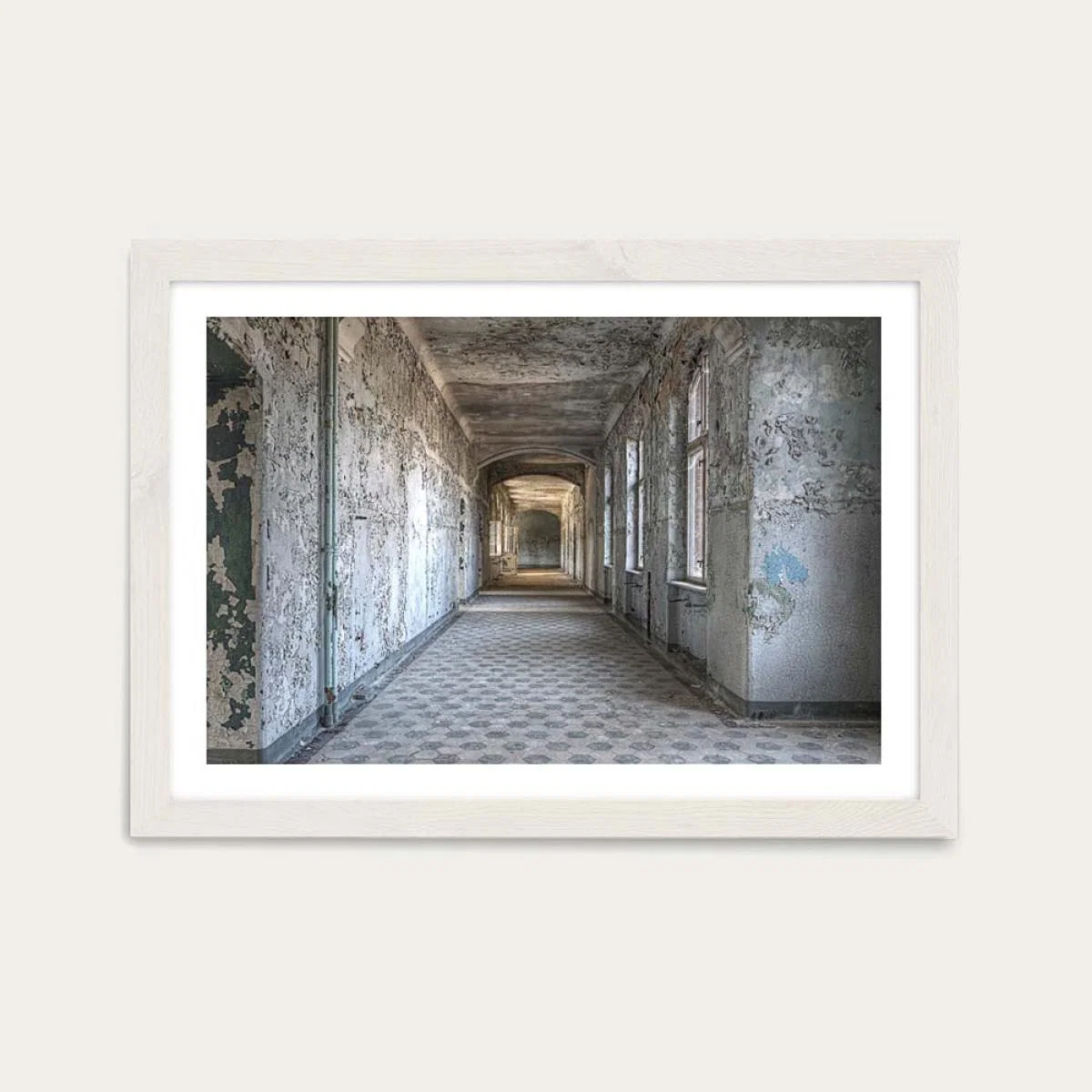 Beelitz 06 Art Print White Frame