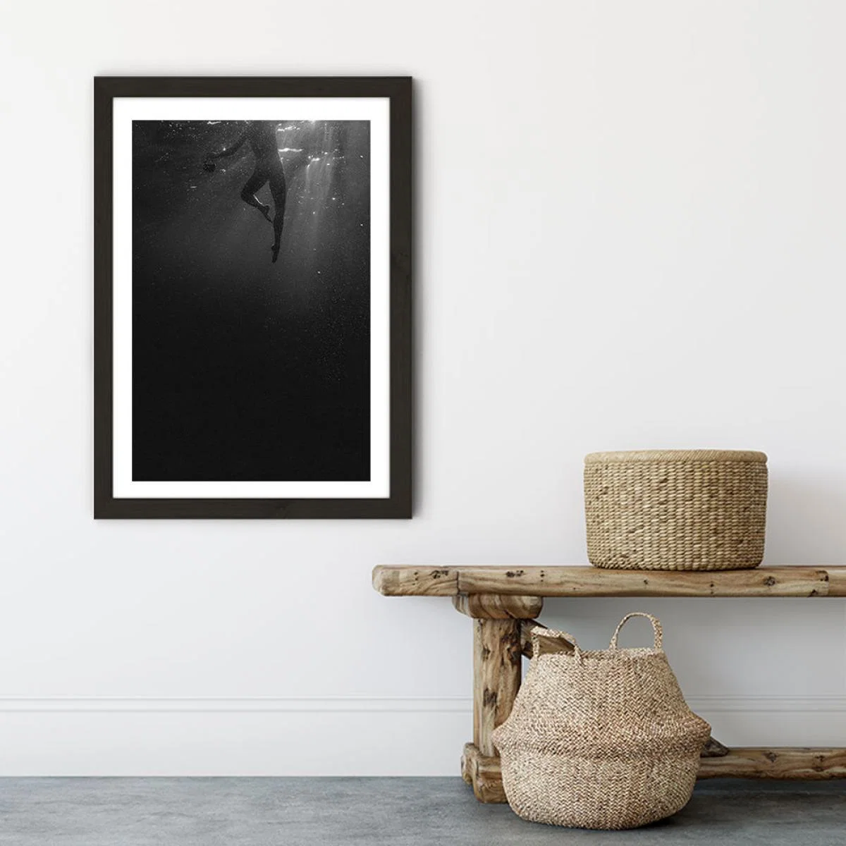 Staying Calm Art Print Black Frame – image 5