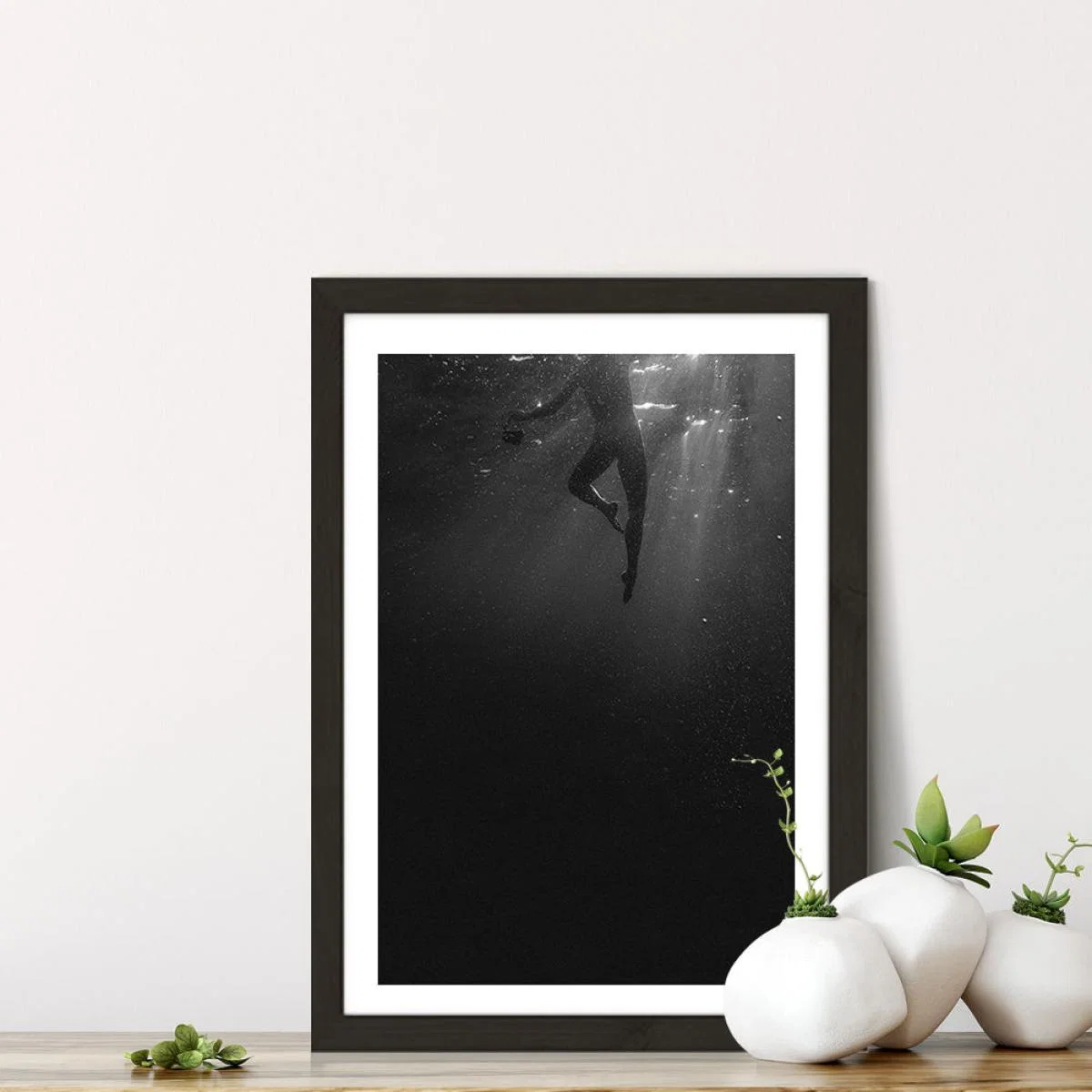 Staying Calm Art Print Black Frame – image 7