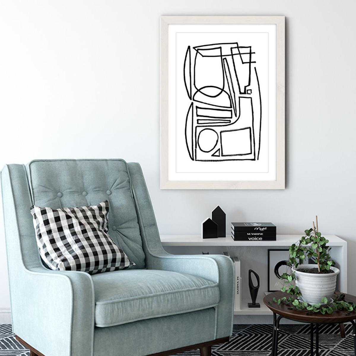 Stark Art Print White Frame – image 4