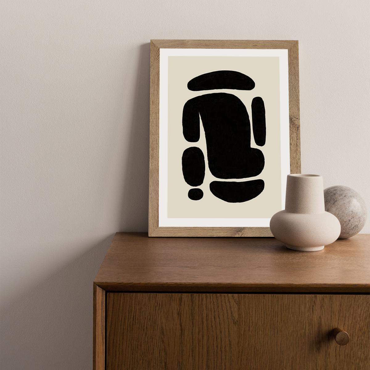 Only One Art Print Oak Frame – image 2