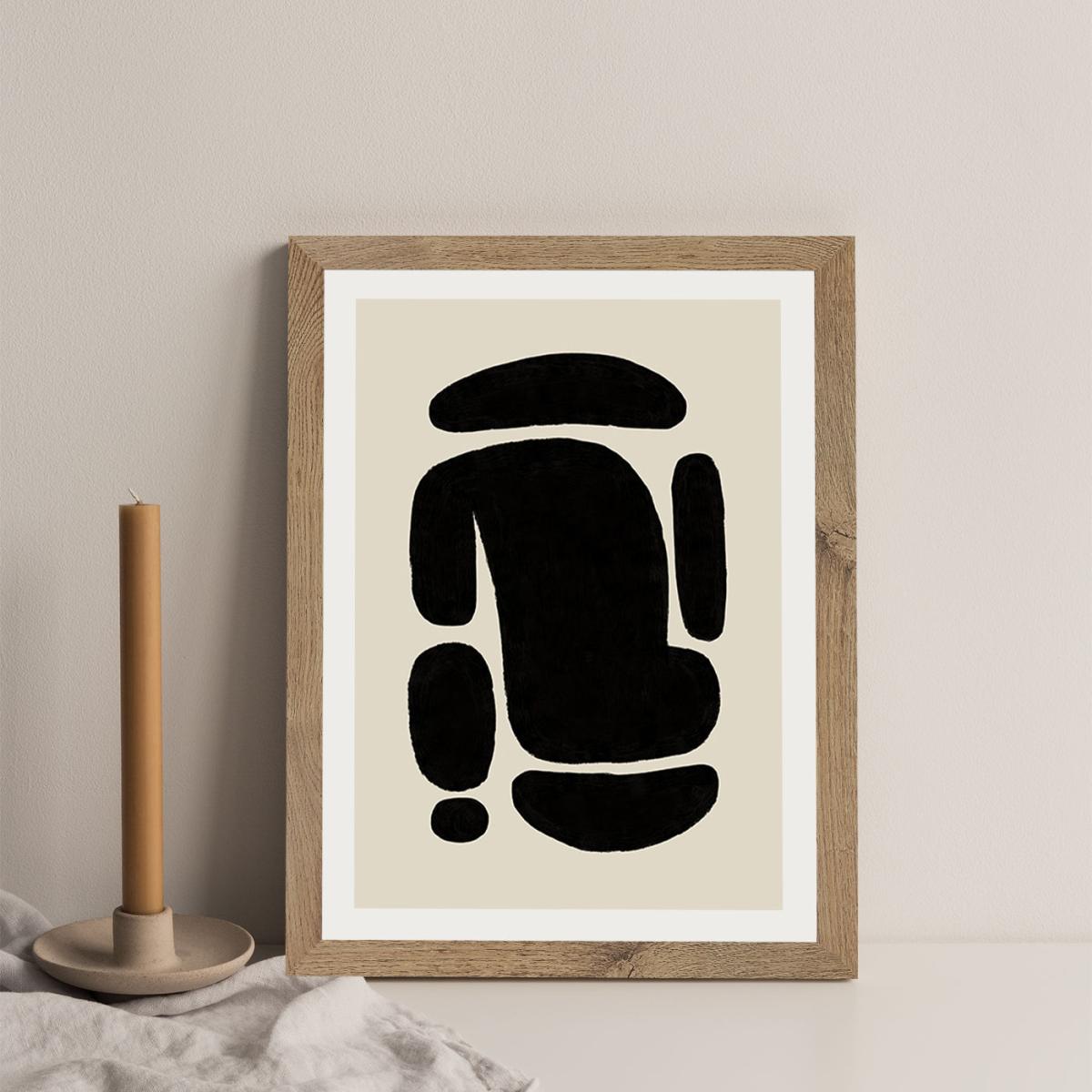 Only One Art Print Oak Frame – image 4