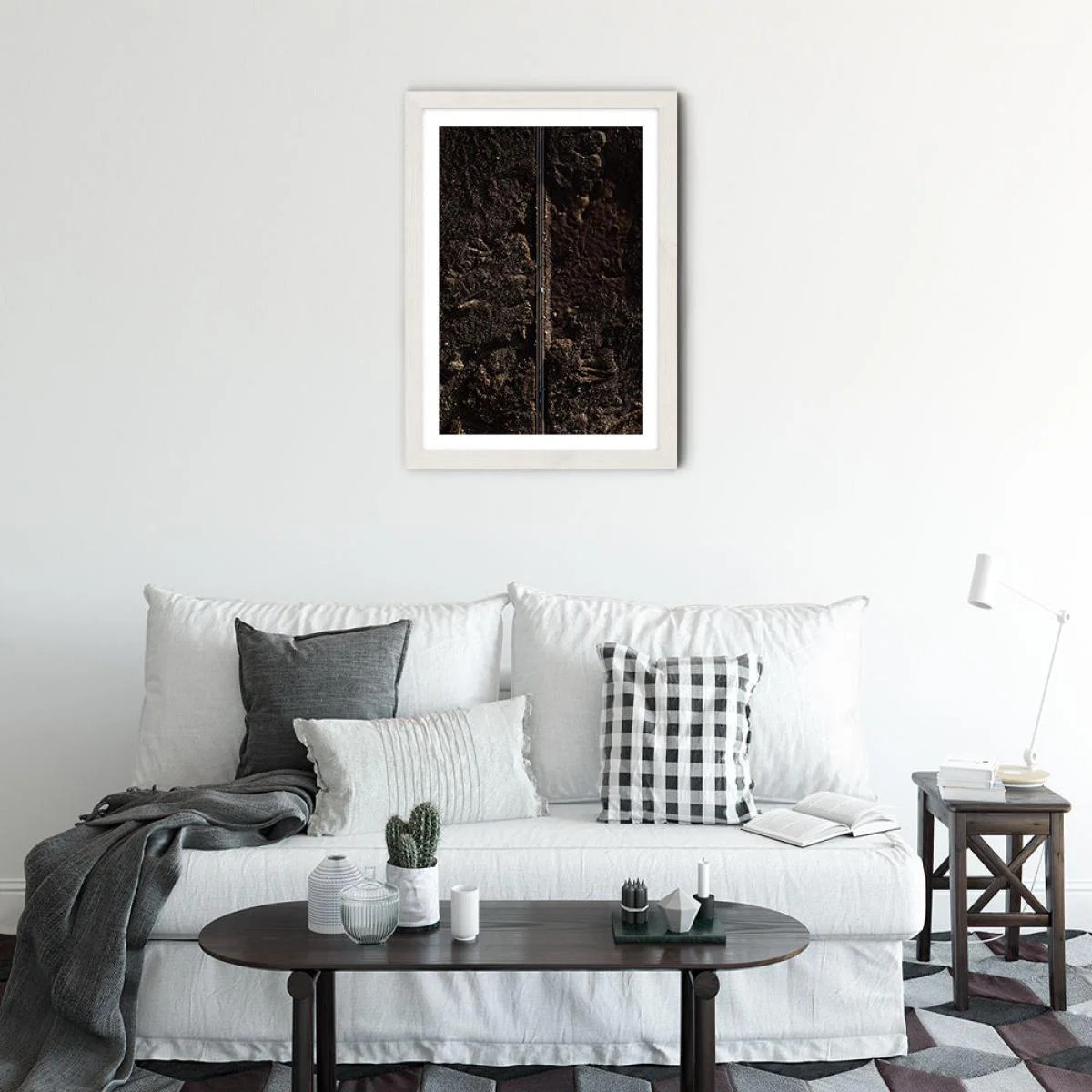 Blackland Art Print White Frame – image 2