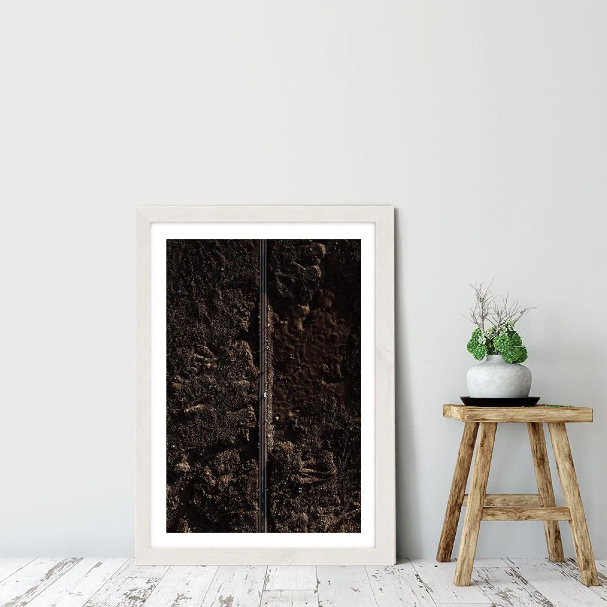 Blackland Art Print White Frame – image 6