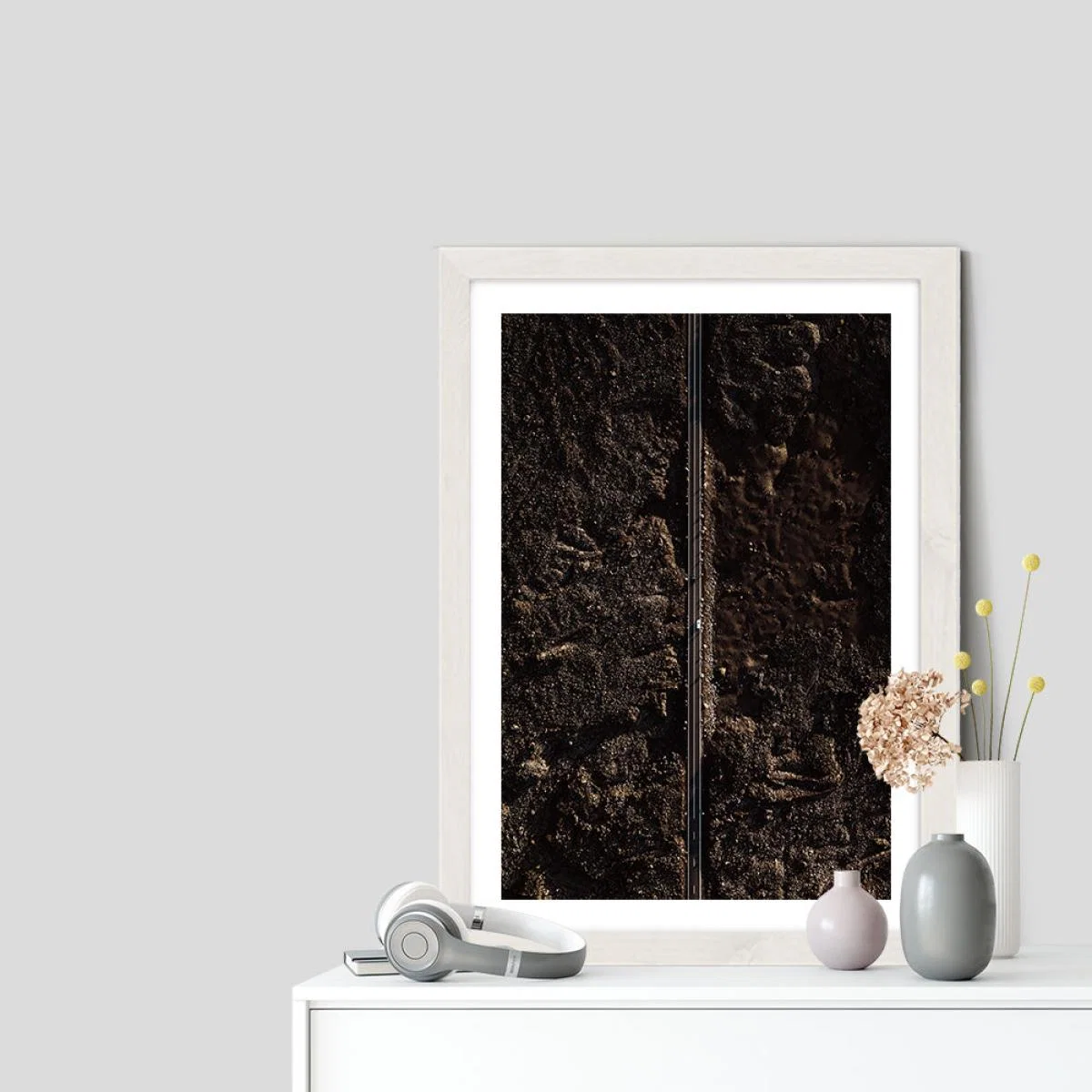 Blackland Art Print White Frame – image 7