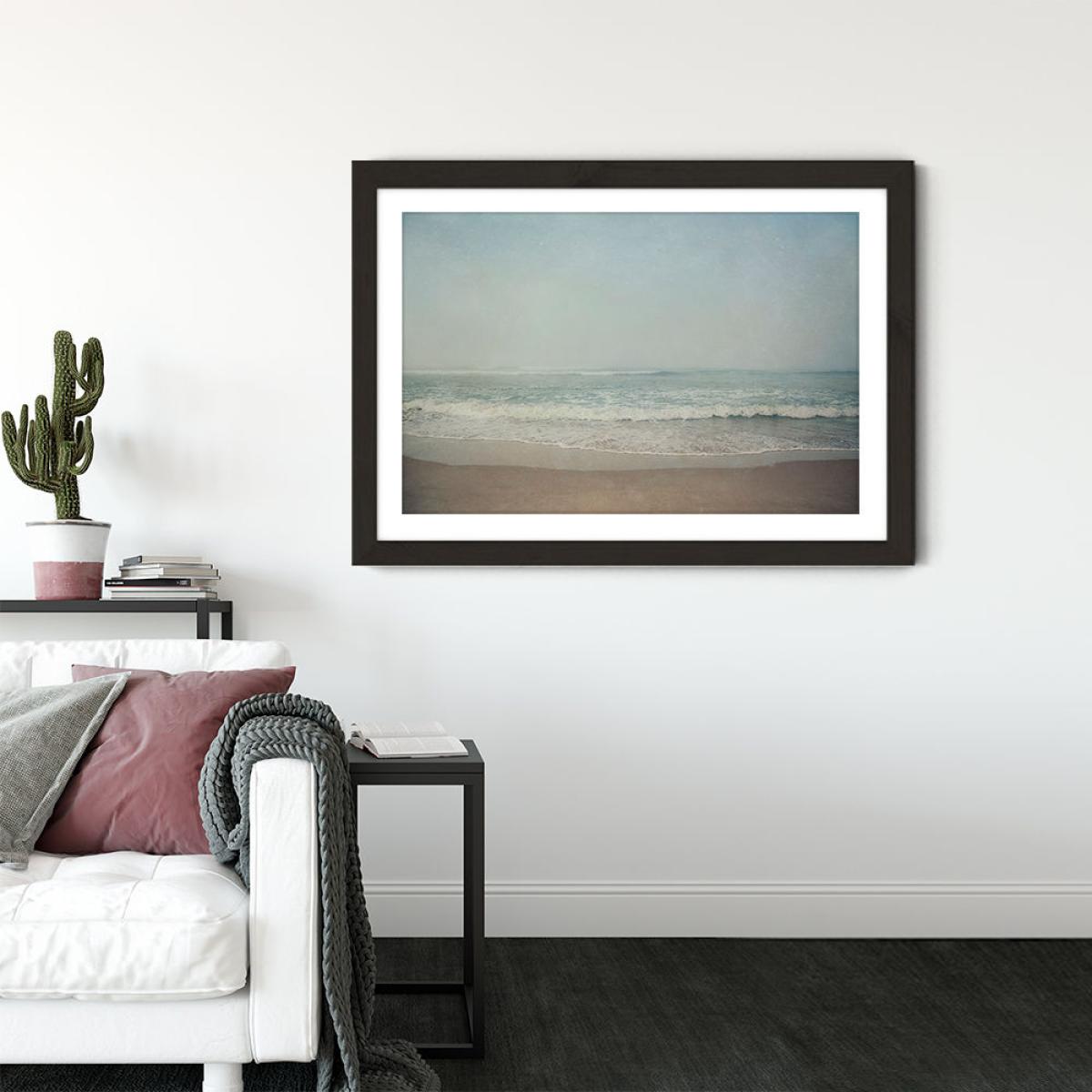 Morning Walk 2 Art Print Black Frame – image 2