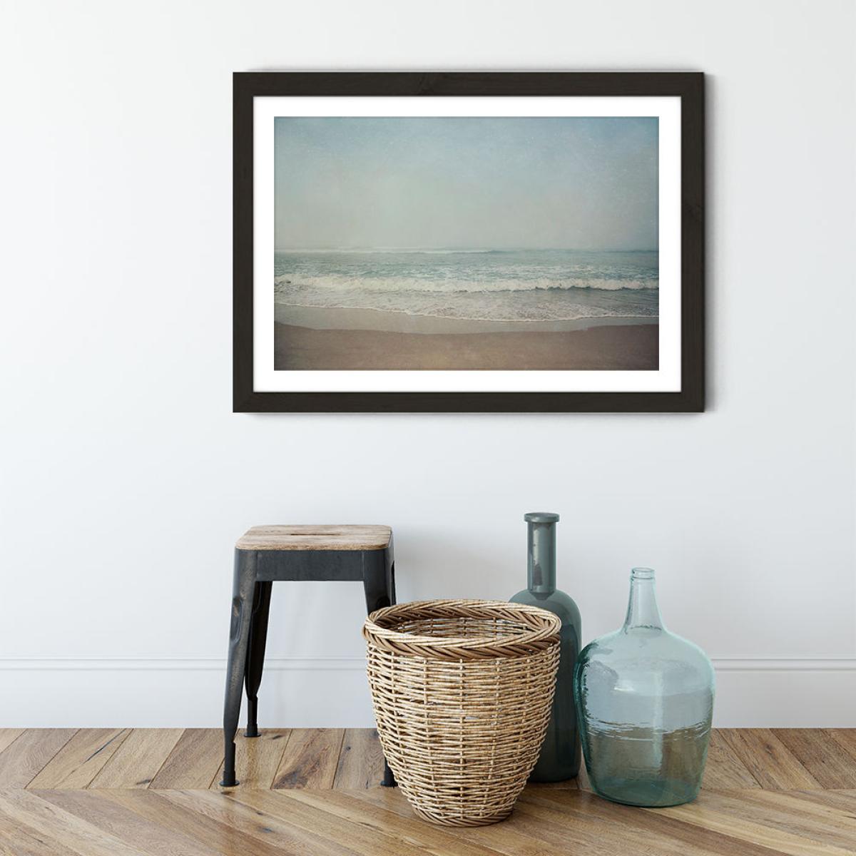 Morning Walk 2 Art Print Black Frame – image 3