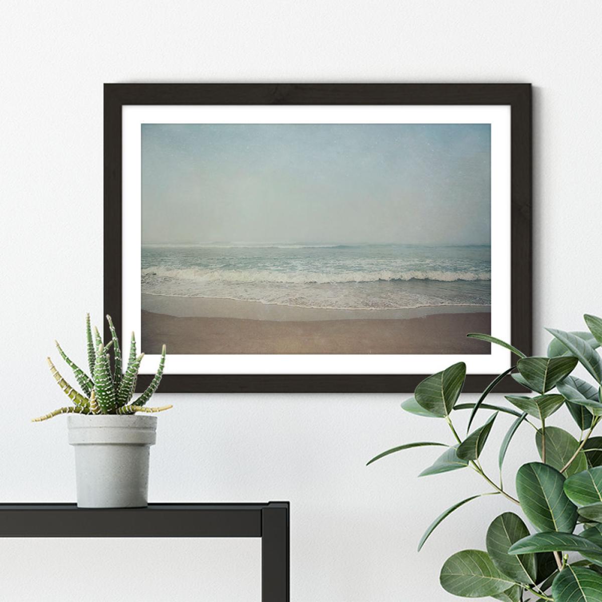 Morning Walk 2 Art Print Black Frame – image 4