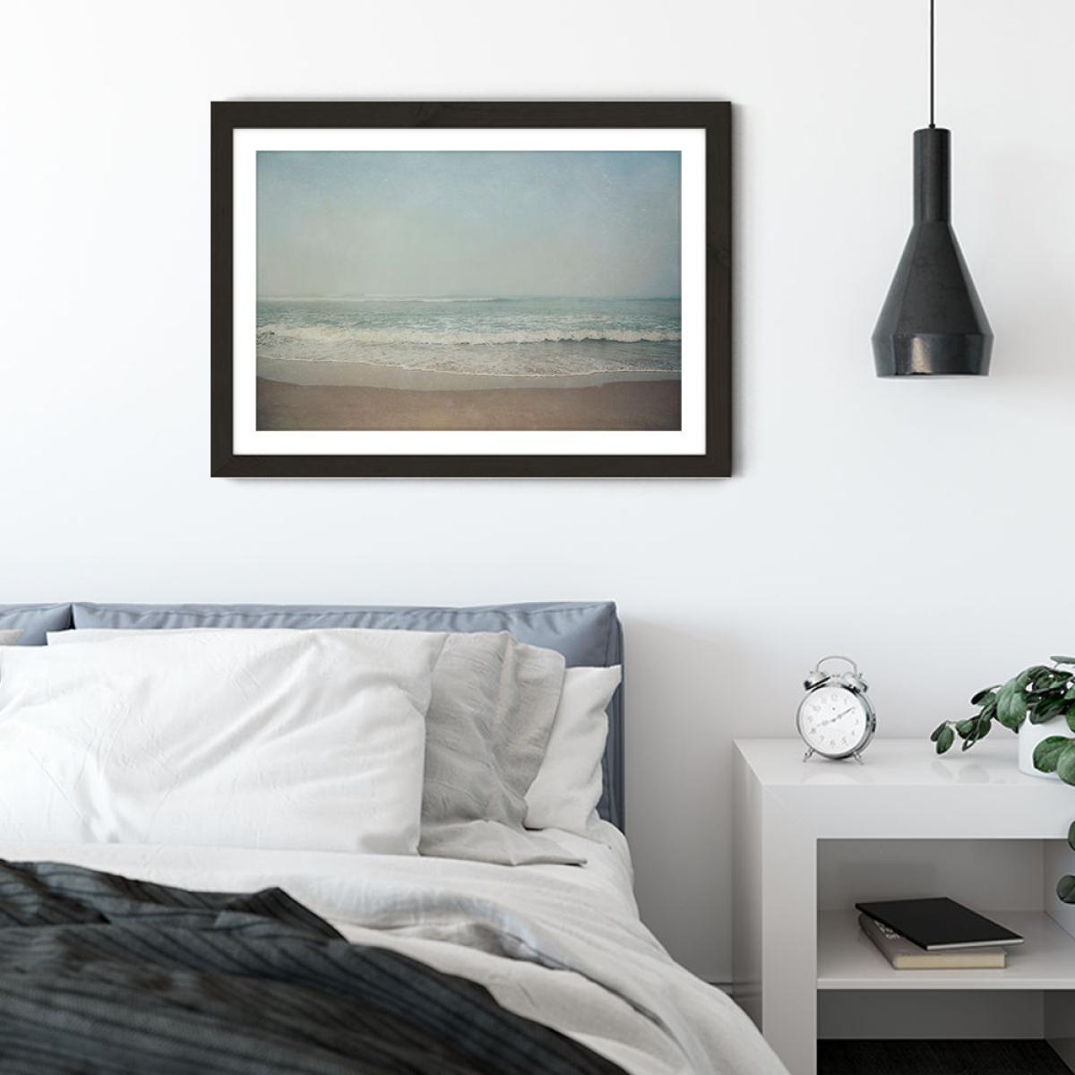 Morning Walk 2 Art Print Black Frame – image 6