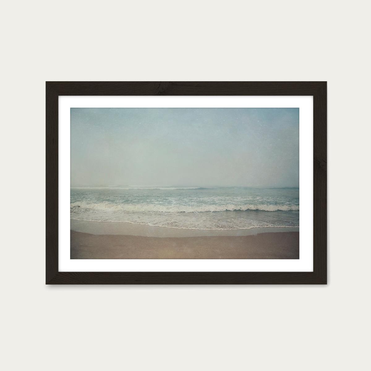 Morning Walk 2 Art Print Black Frame – image 1