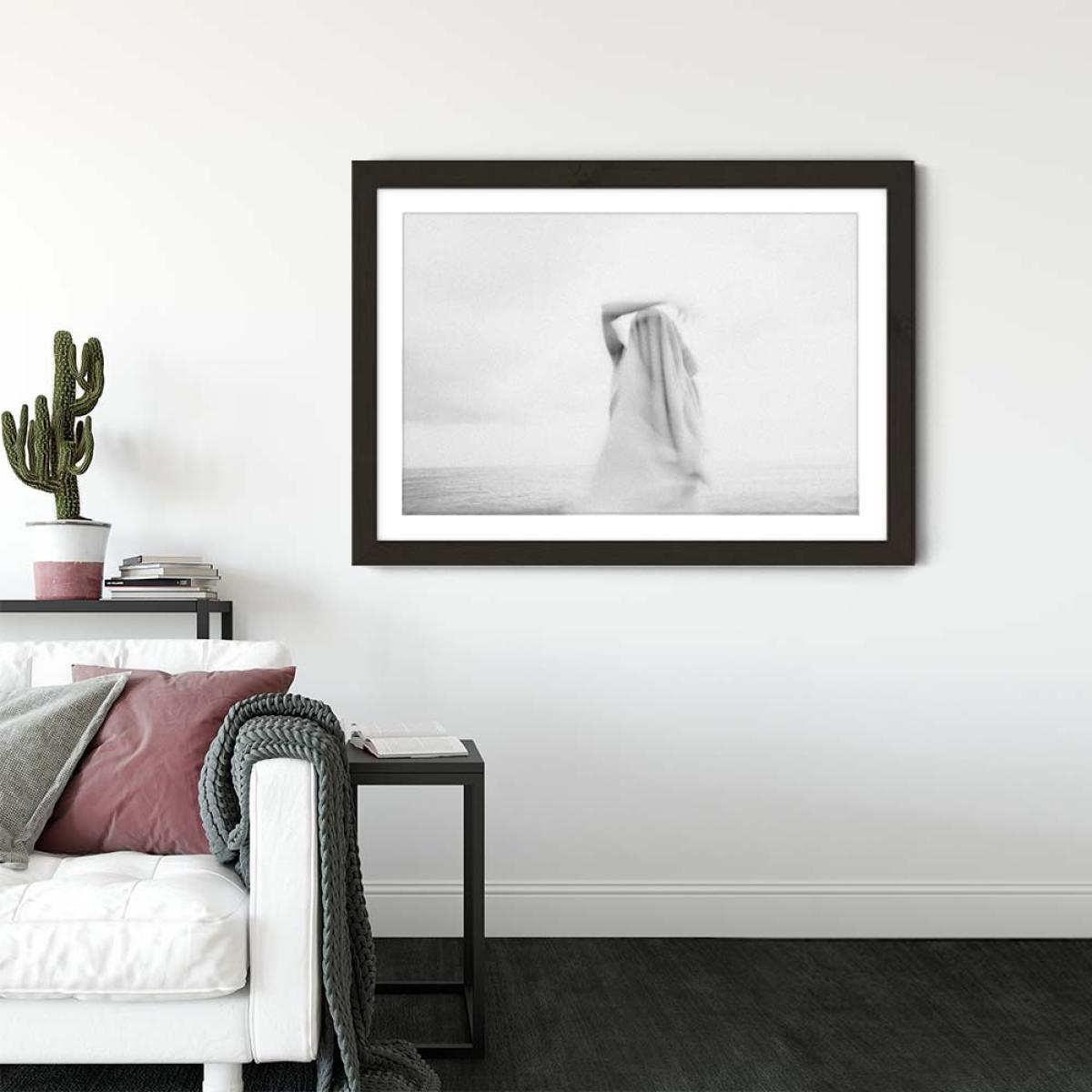 Ghost Art Print Black Frame – image 2