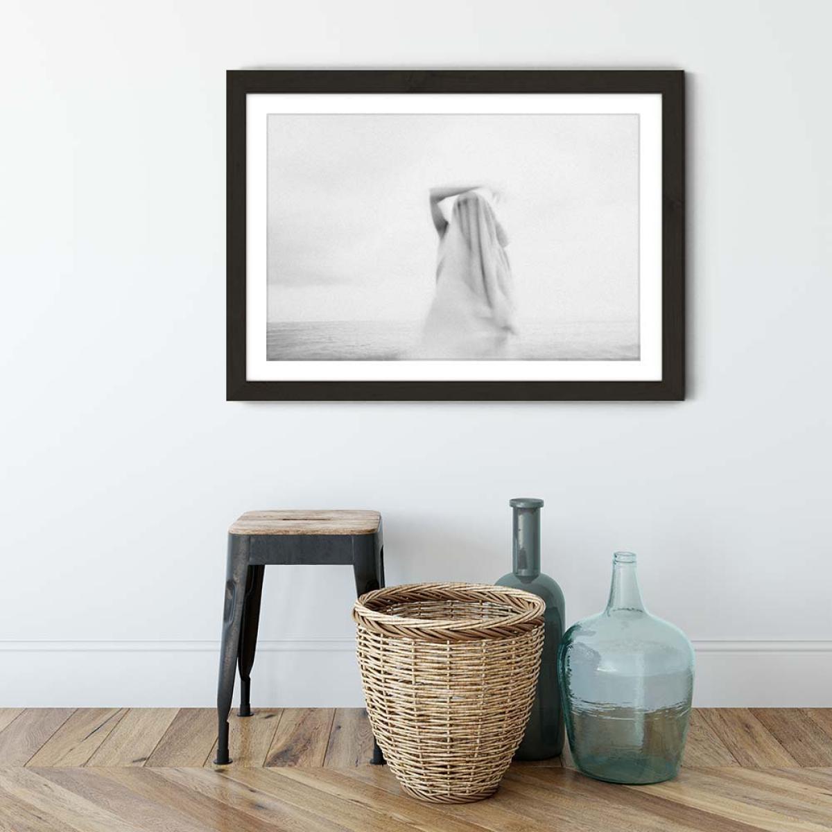 Ghost Art Print Black Frame – image 3