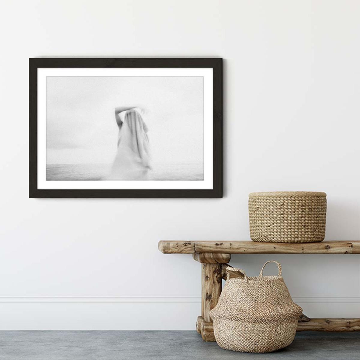 Ghost Art Print Black Frame – image 4