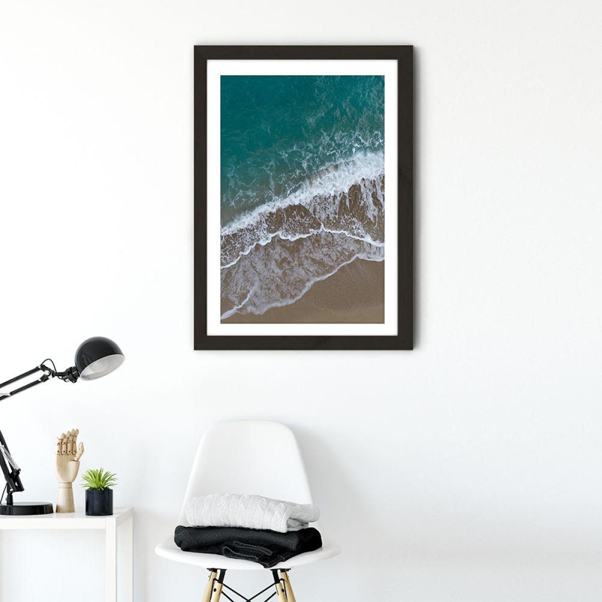 Summer at the Beach Art Print Black Frame – image 2