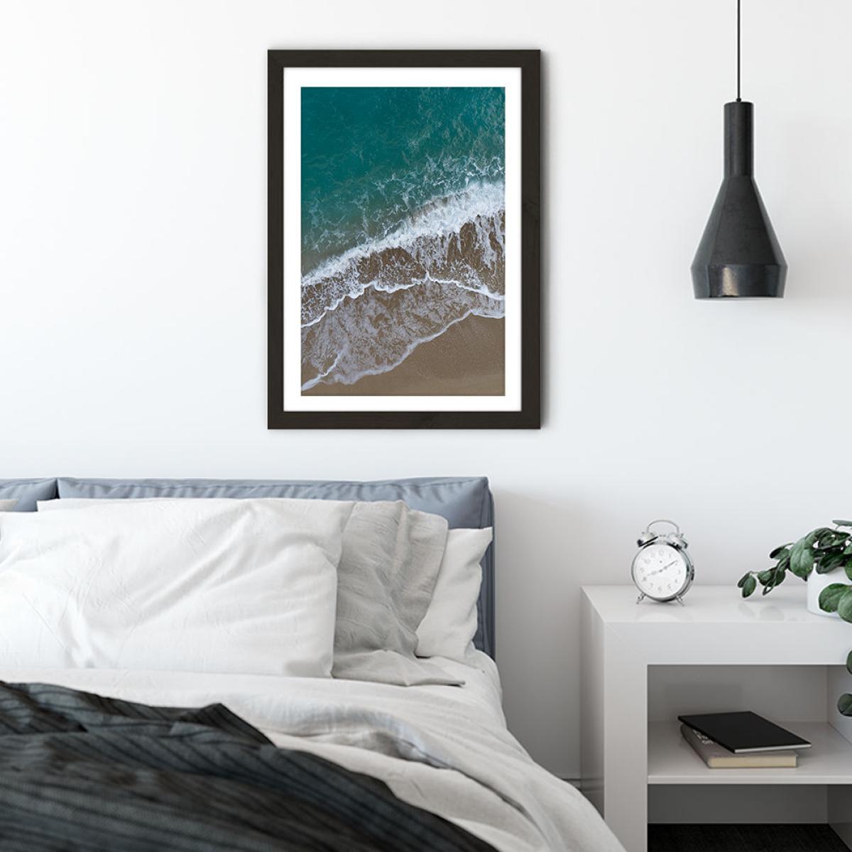 Summer at the Beach Art Print Black Frame – image 4