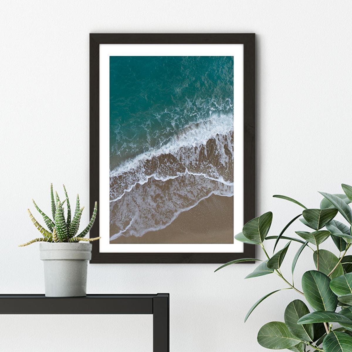 Summer at the Beach Art Print Black Frame – image 5