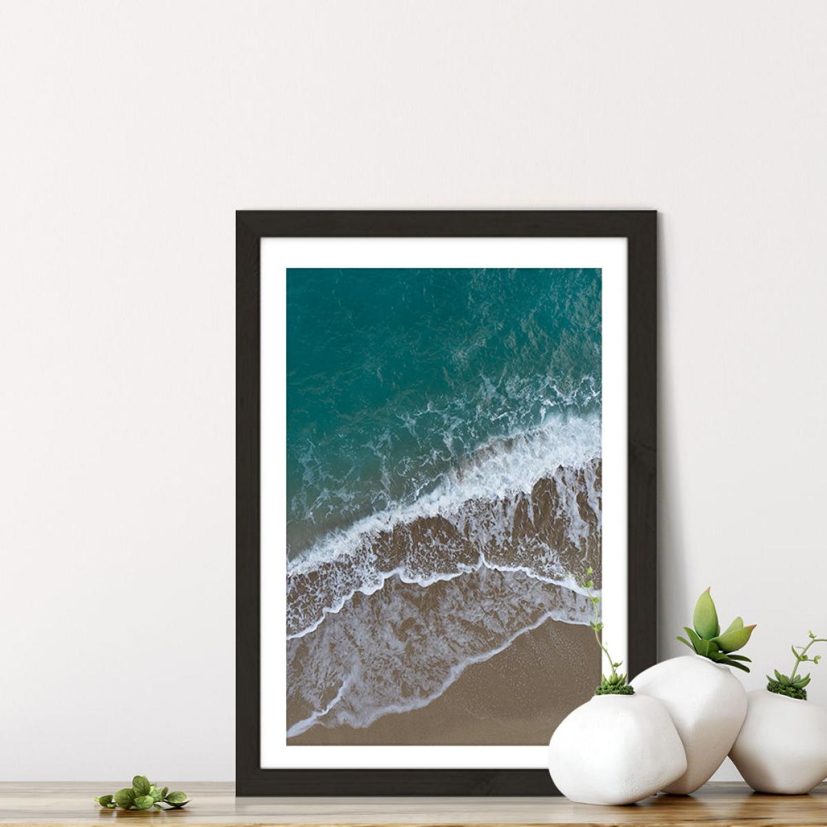 Summer at the Beach Art Print Black Frame – image 7