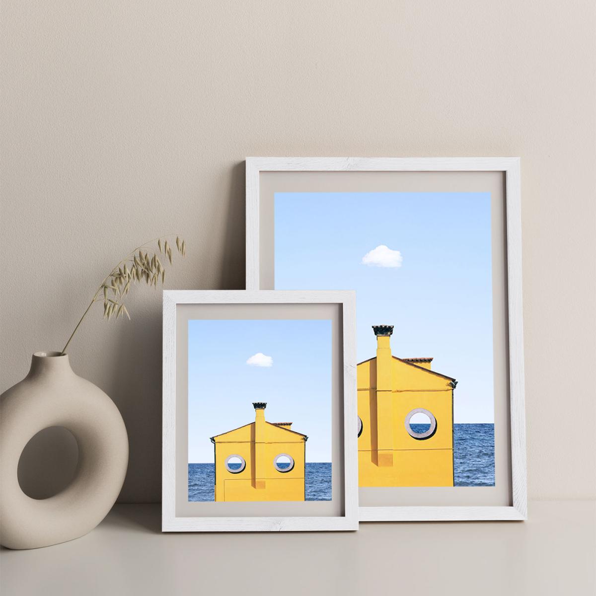 Submarine Art Print White Frame – image 8