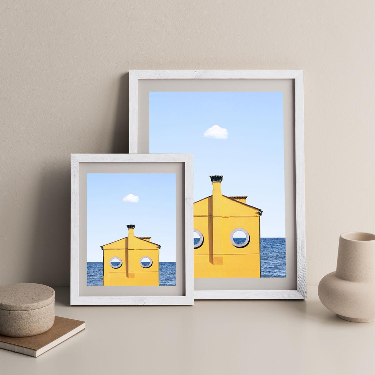 Submarine Art Print White Frame – image 10