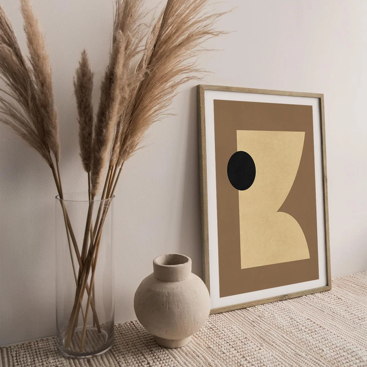 Forme Art Print Oak Frame – image 2