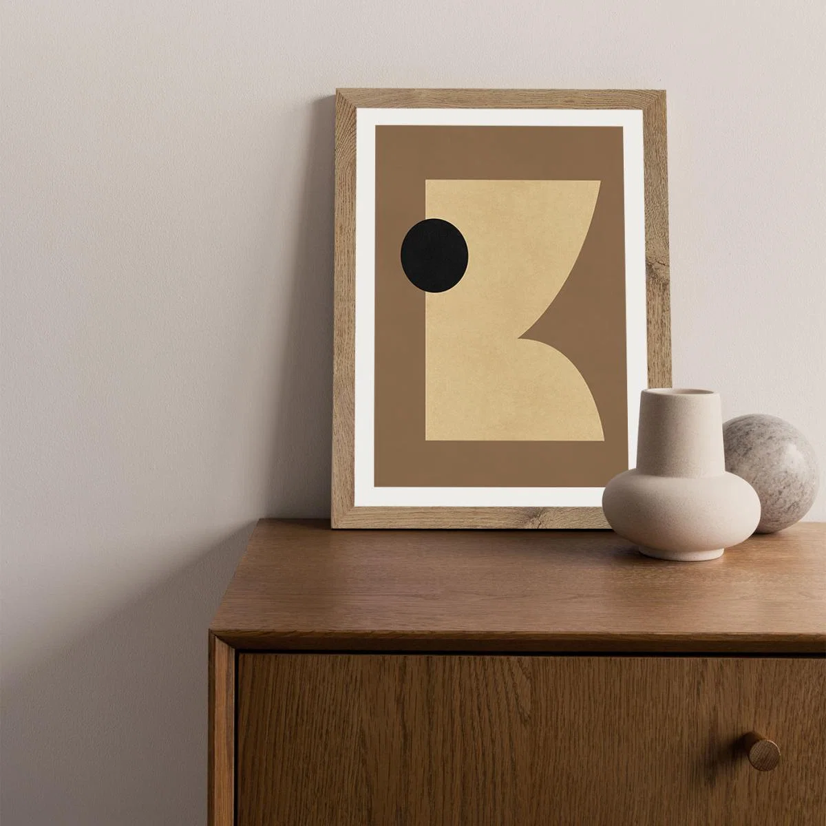 Forme Art Print Oak Frame – image 4
