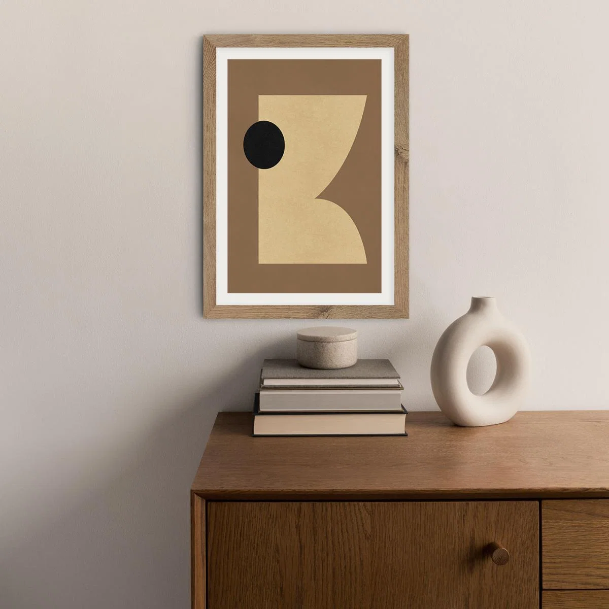Forme Art Print Oak Frame – image 6